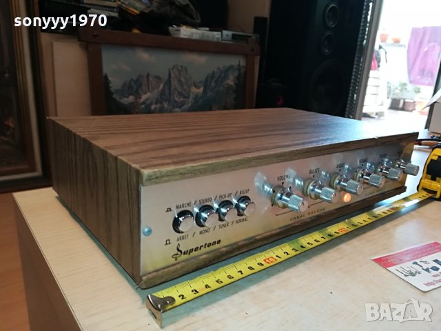 SOLD OUT-supertone-retro amplifier-france 1505212049, снимка 7 - Ресийвъри, усилватели, смесителни пултове - 32887826