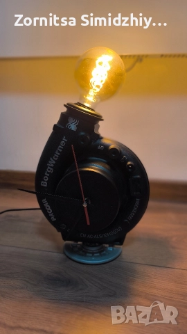 Арт лампа Турбина - авто стил, снимка 3 - Настолни лампи - 52692721