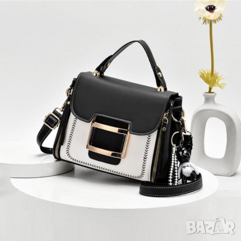 Малка дамска чанта Dorsey Black, снимка 2 - Чанти - 37950838