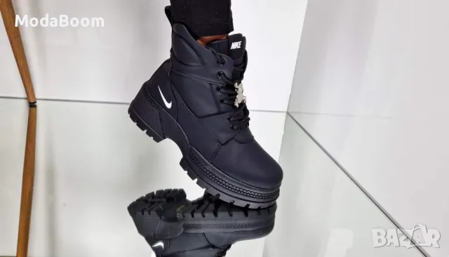 Nike черни дамски зимни боти , снимка 4 - Дамски боти - 48139325