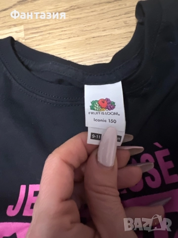 Тениска black pink, снимка 2 - Детски тениски и потници - 52433363