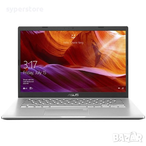 Лаптоп ASUS X409FA  14 инча, OS Windows 10, DDR4-4 GB, SSD 256 GB, сребрист SS300033, снимка 1 - Лаптопи за дома - 38255840