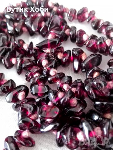 Гердан от натурален гранат //2, снимка 4 - Колиета, медальони, синджири - 37794873