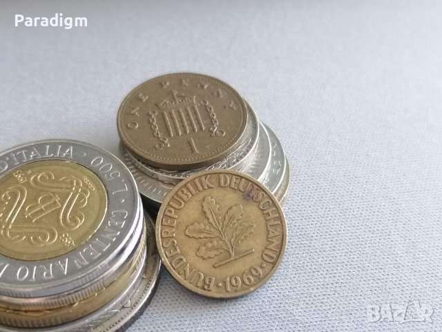 Монета - Германия - 5 пфенига | 1969г.; серия J, снимка 2 - Нумизматика и бонистика - 39154042