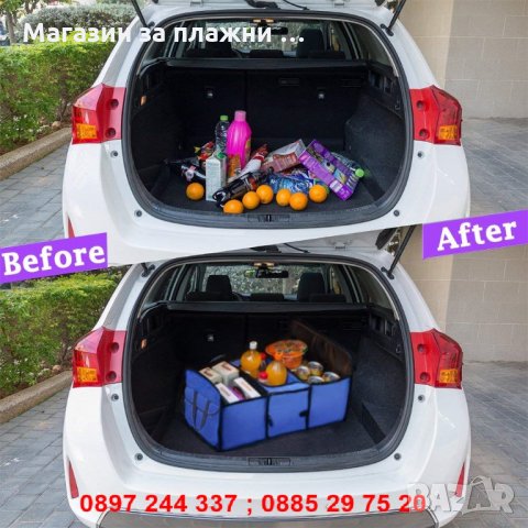 Органайзер за багажник на автомобил с хладилно отделение, снимка 6 - Аксесоари и консумативи - 28263413