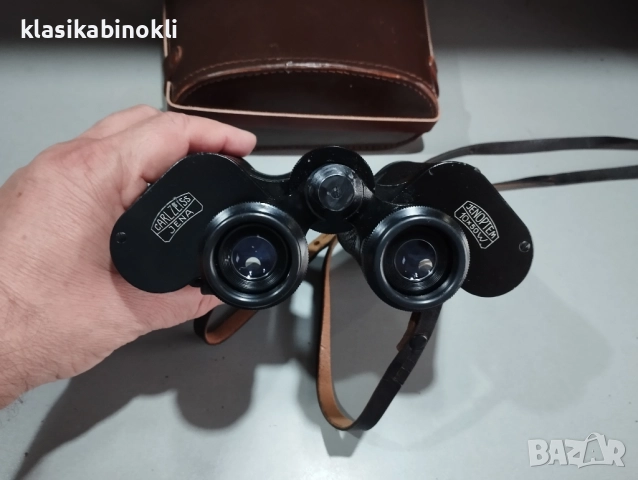 ТОП Немски Бинокъл Carl Zeiss Jena-JENOPTEM-10 х 50W--ГДР, снимка 2 - Екипировка - 52544843