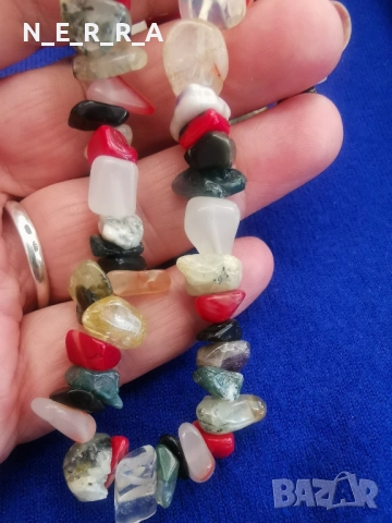 Гердан от естествени камъни, снимка 2 - Колиета, медальони, синджири - 51792975