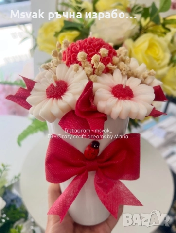 Ароматни соеви свещи, снимка 5 - Ръчно изработени сувенири - 51501173