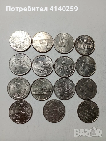 САЩ МОНЕТИ 1/4 КУОРТЪР ДОЛАР 