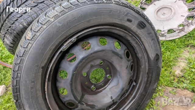 4 Зимни гуми с Джанти и Тасове   175/65R14 Пежо - Ситроен, снимка 4 - Гуми и джанти - 53123953