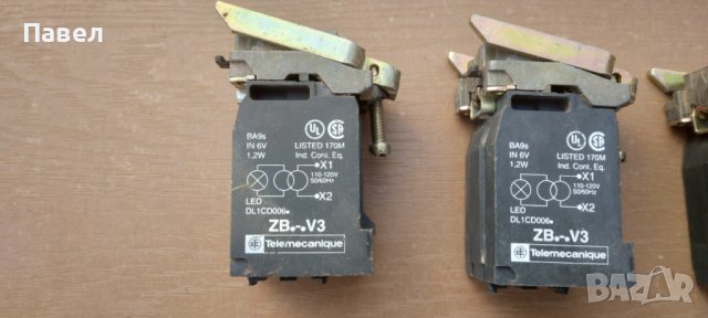 Трансформаторен ключ със светлинен индикатор Telemecanicue ZB.-.V3, снимка 2 - Друга електроника - 39666379