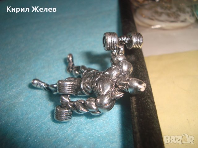 ШВАРЦЕНЕГЕР - ПОСРЕБРЕНА МЕТАЛНА ФИГУРКА на КУЛТУРИСТ ШАМПИОН БОДИБИЛДИНГ НЕ я ЛОВИ МАГНИТ! 26432, снимка 7 - Колекции - 34792812