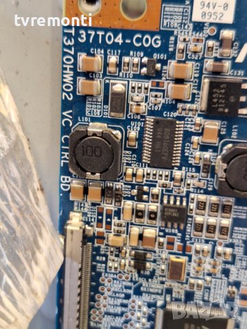 T-CON T370HW02 VC CTRL BD. 37T04-C0G for 32 inc DISPLAY T315XW02 V.B SAMSUNG LE320B450, снимка 2 - Части и Платки - 43920218