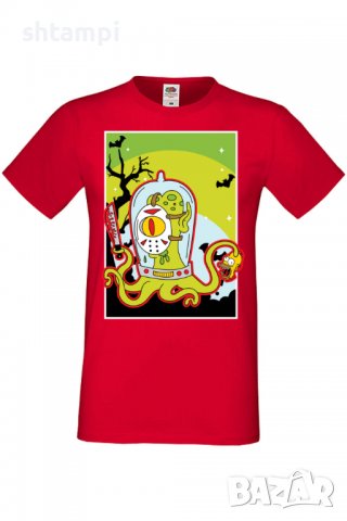 Мъжка тениска The Simpsons Alien,Halloween,Хелоуин,Празник,Забавление,Изненада,Обичаи,, снимка 3 - Тениски - 38135815
