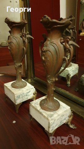 Антикварни френски вази , снимка 6 - Антикварни и старинни предмети - 38115190