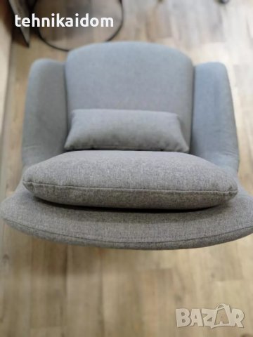 Кресло / фотьойл тапицирана седалка и обелeгалка Ademis внос от Германия, снимка 2 - Дивани и мека мебел - 38446982