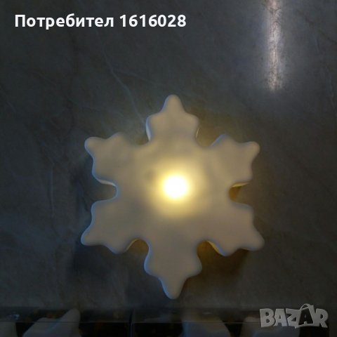 Коледна LED светеща снежинка., снимка 12 - Декорация за дома - 38500799