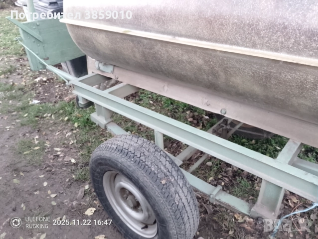 Цистерна с помпа, снимка 3 - Селскостопанска техника - 52554336