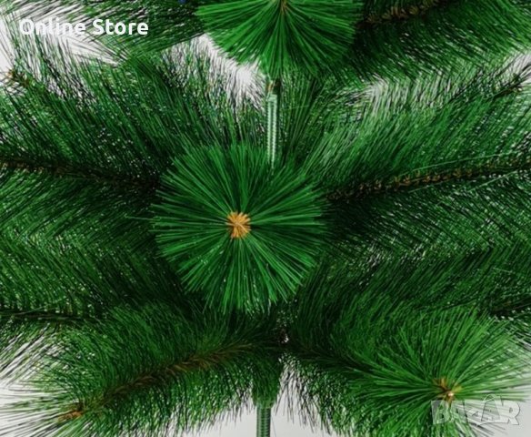 Коледно борче със зелени връхчета / ПЛАСТМАСОВА СТОЙКА / КОЛЕДНА ПРОМОЦИЯ 2024, снимка 3 - Декорация за дома - 42964513