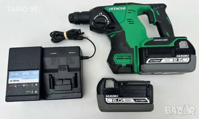 Hitachi DH 36DBL - Мощен безчетков перфоратор 36V 3.3J