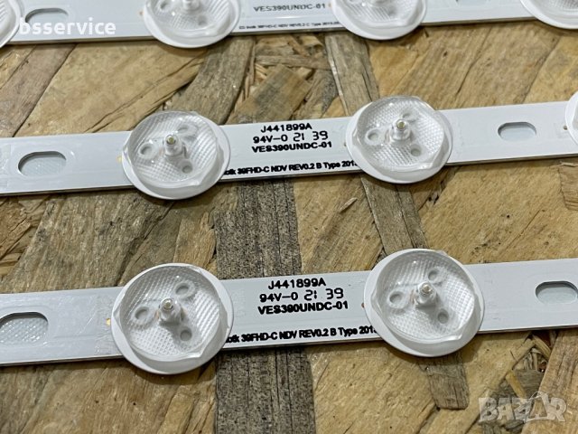 LED КОМПЛЕКТ VESTEL 39"/40" ИНЧА VES390 ОРИГИНАЛНИ ЗАМЕСТИТЕЛИ ( ВИСОКОКАЧЕСТВЕНИ ДИОДИ ), снимка 4 - Части и Платки - 35105317
