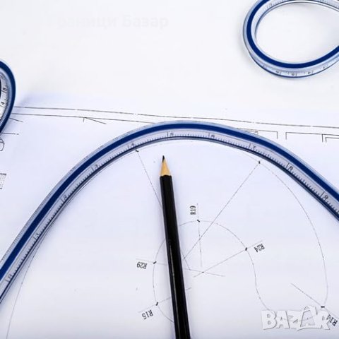 Нова Професионална Линийка за Измерване 50 см - Дърво, Облекло, снимка 7 - Други стоки за дома - 43670132