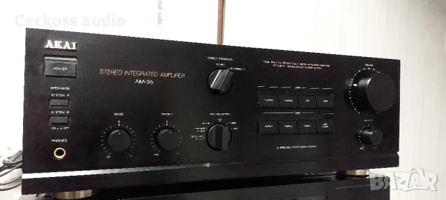 Стерео усилвател AKAI AM-35, снимка 2 - Ресийвъри, усилватели, смесителни пултове - 49959891