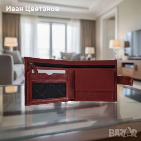 Луксозен кожен портфейл - всички документи и пари на едно място, снимка 3 - Портфейли, портмонета - 52296996