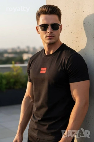 Hugo Boss Мъжка Тениска Два Цвята Хюго Бос Нови Реални Снимки , снимка 6 - Тениски - 53302055