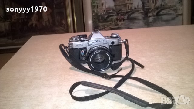 canon апарат+canon обектив-made in japan-внос франция, снимка 4 - Фотоапарати - 26956843