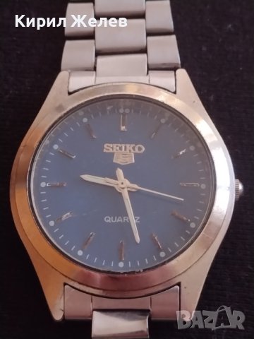 Марков мъжки часовник SEIKO 5 QUARTZ SWISS MOVT класически модел 42794
