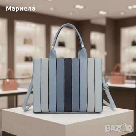 Дамска чанта от еко к о ж а в 6 цвята - стил и качество!, снимка 3 - Чанти - 53342325