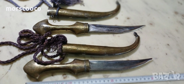 Две братчета НОЖ КУМАЯ ХАНДЖАР КИНЖАЛ , снимка 3 - Антикварни и старинни предмети - 52589859