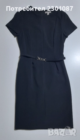 Черна елегантна рокля H&M, снимка 2 - Рокли - 52682796