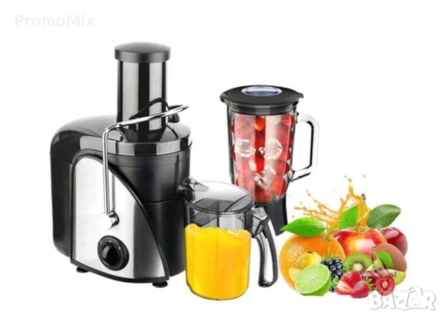 Многофункционален уред 5в1 Boma BM 6182 Блендер Фреш машина Сок Чопър Кафе мелачка