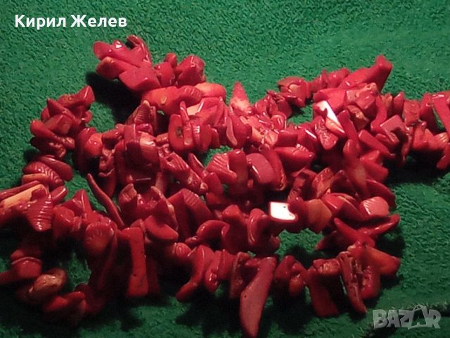 СТАРО НАТУРАЛЕН ЧЕРВЕН КОРАЛ КОЛИЕ 8139