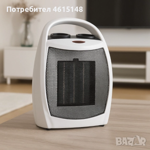 Керамична отоплителна печка с вентилатор Voltz V51970D – 1500W, снимка 3 - Други - 51985559