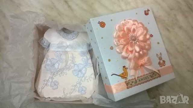 Луксозна картичка/плик за новородено бебе, рожден ден, кръщене, снимка 17 - Други - 40753744