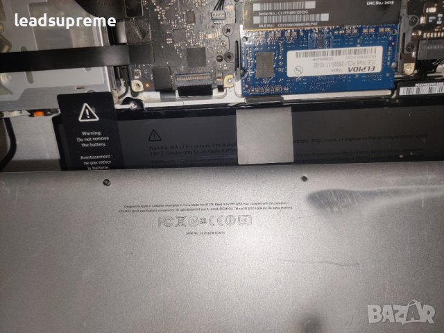Macbook Pro 13 inch A1278 2009-2012, снимка 15 - Части за лаптопи - 43733183