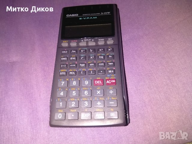 Casio fx-100W калкулатор марков с много функции работещ, снимка 5 - Друга електроника - 39457271