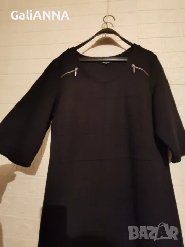 СТРАХОТНА РОКЛЯ/ТУНИКА С ЦИПОВЕ 2XL-3XL, снимка 2 - Рокли - 49732728