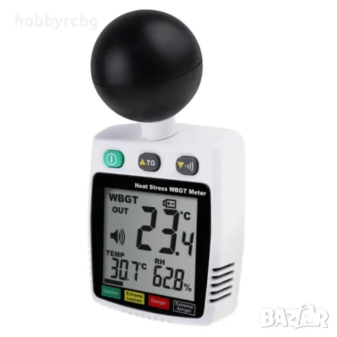 TM-288 Измервател на топлинен стрес WBGT, температура, влага, Tenmars Taiwan, снимка 1