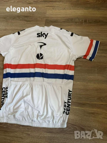 Мъжко Вело MTB джърси Rapha Sky team с цял цип , L/XL размер , снимка 8 - Спортни дрехи, екипи - 50850286