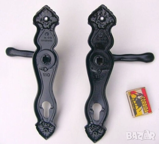 Нови Индийски К-т ШИЛДОВЕ с Дръжки Лукс Дизайн за Секретни Брави 85 мм за Леви и Десни Врати БАРТЕР, снимка 3 - Други - 51661669