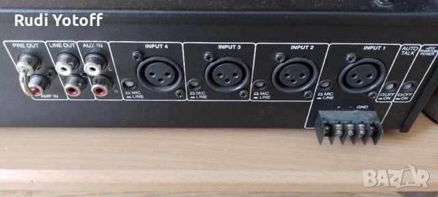 Усилвател Monacor PA 900, снимка 4 - Ресийвъри, усилватели, смесителни пултове - 51877061