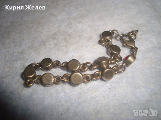 КРАСИВА КРИСТАЛНА СРЕБРИСТА АРТ ГРИВНА от НЕРЪЖДАЕМА СТОМАНА 27645, снимка 3 - Гривни - 37692498