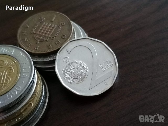 Монета - Чехия - 2 крони | 2001г.