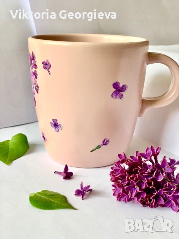 Ръчно рисувана чаша, снимка 5 - Чаши - 40459884