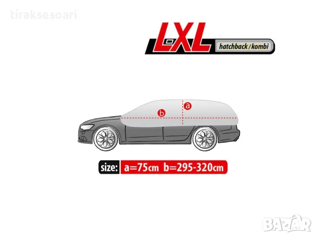 Kegel LUX Висок клас Покривало за таван прозорци за хечбек комби L XL, снимка 3 - Аксесоари и консумативи - 49339778