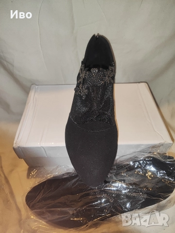 3бр. Женски обувки (двата черни чифта са 40 размер,белите- корни са 39 размер), снимка 6 - Други - 52708226